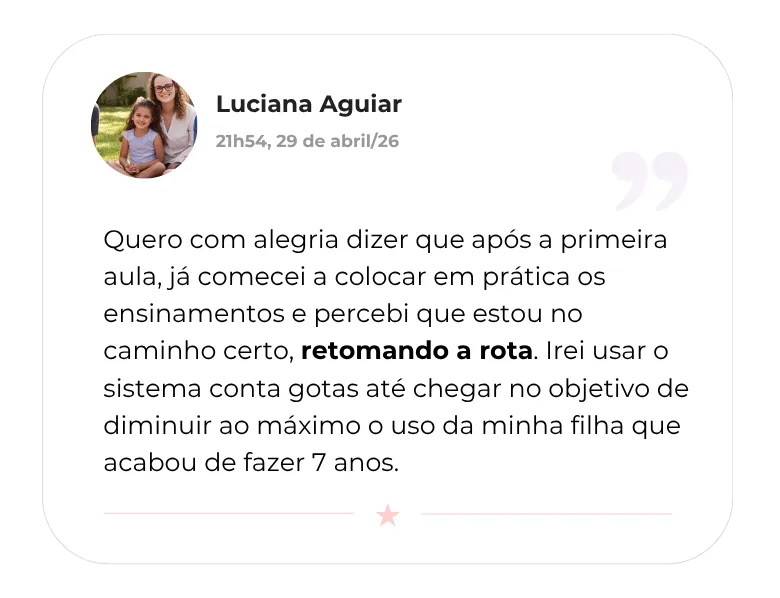 Depoimento de Luciana Aguiar