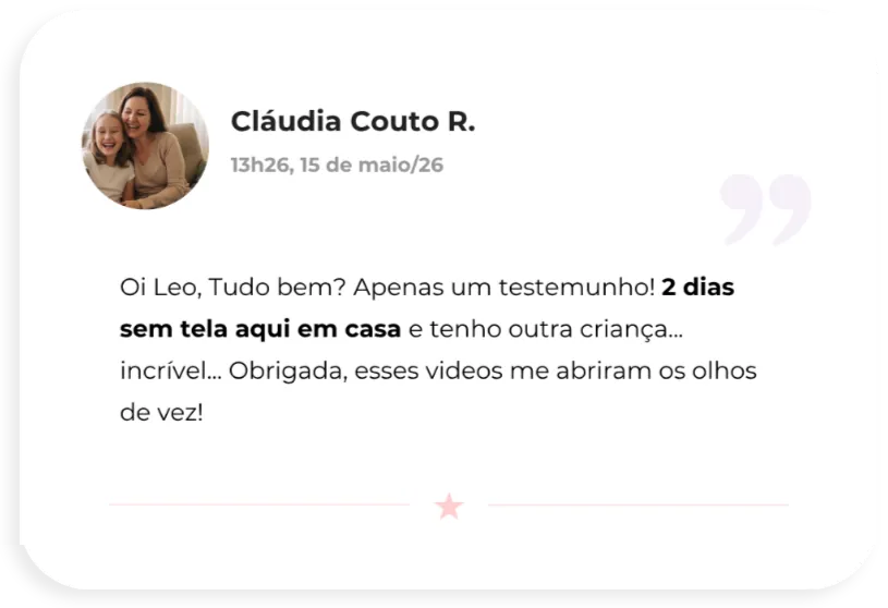 Depoimento de Cláudia Couto R.